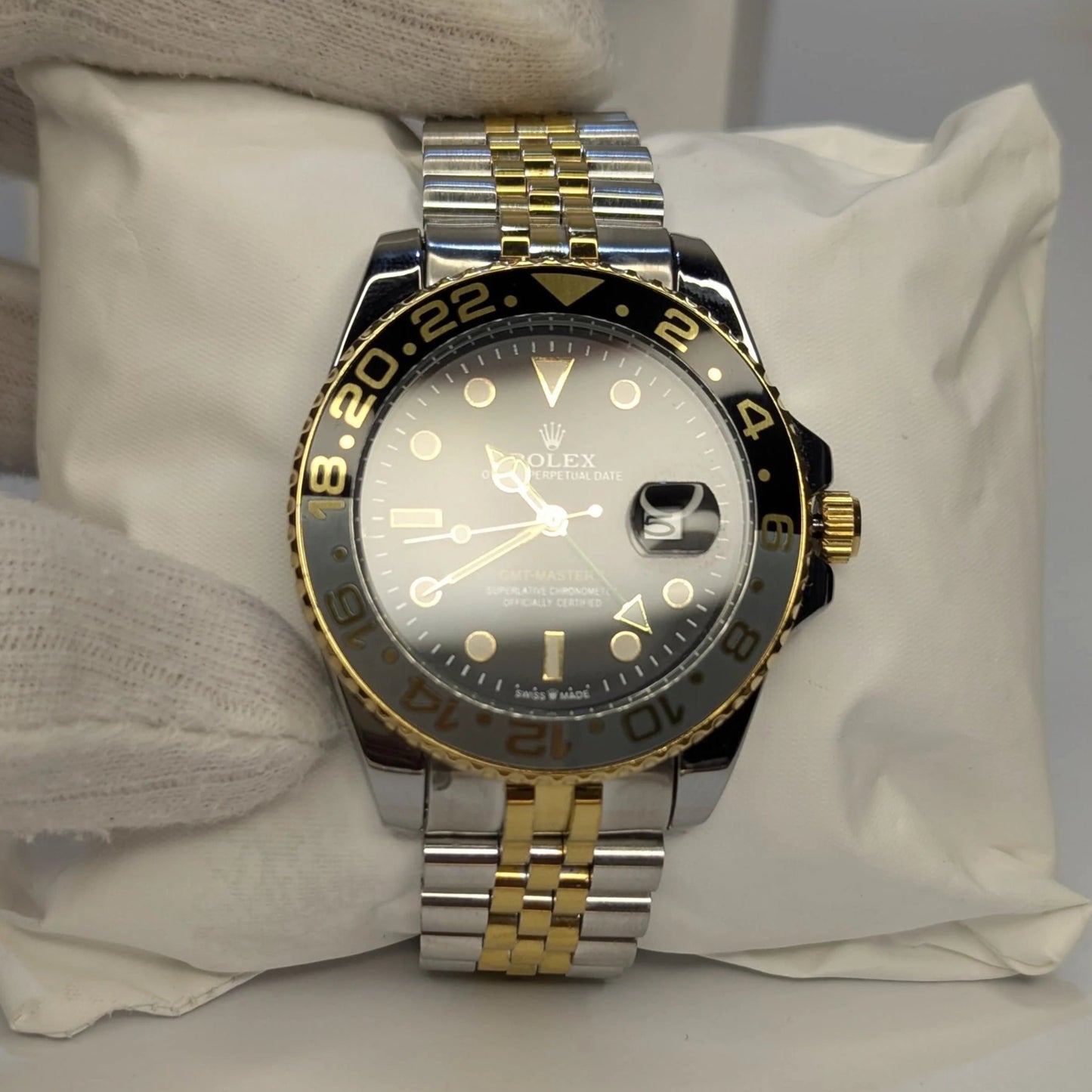 men watch two tone