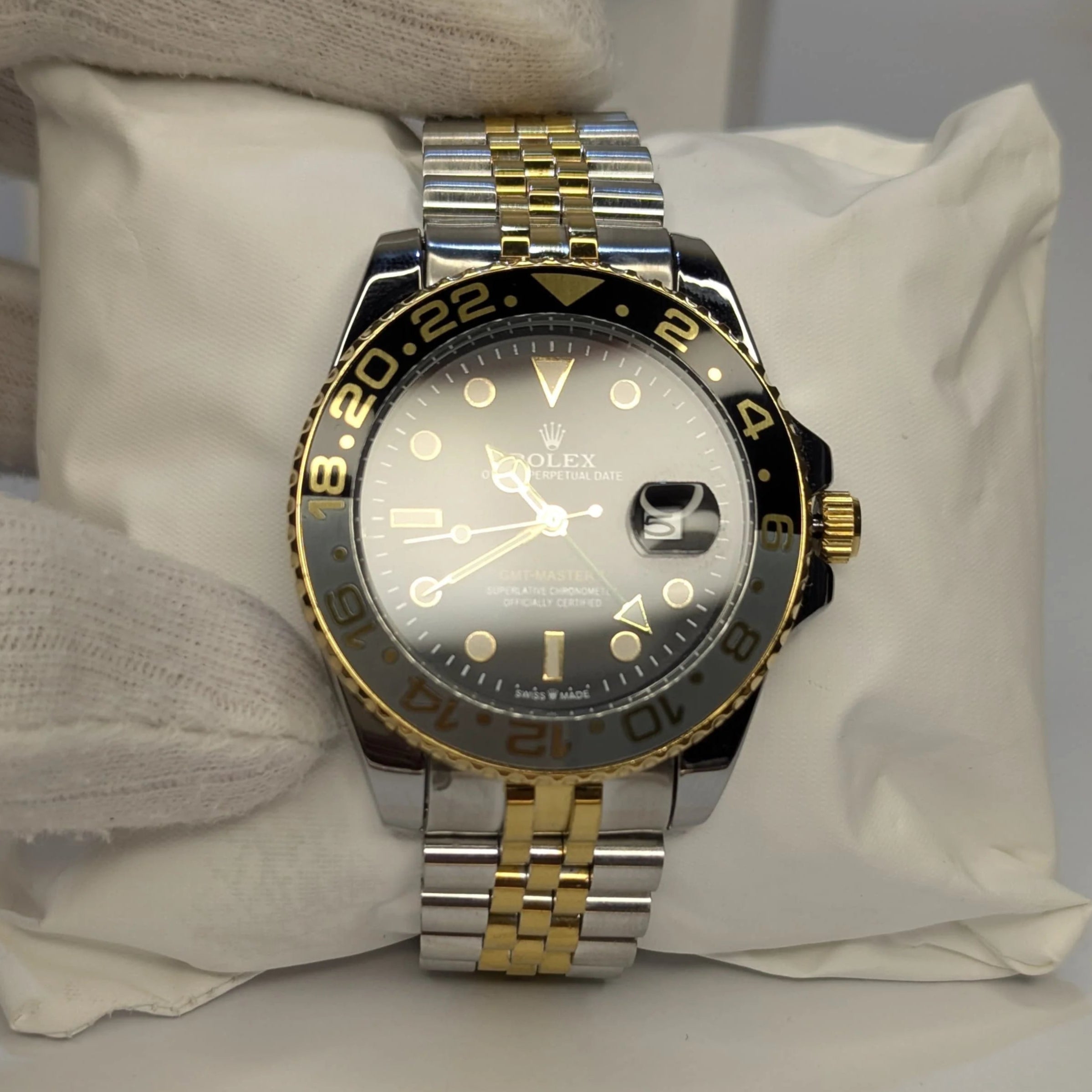men watch two tone
